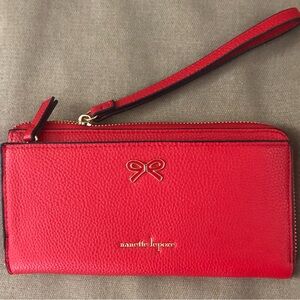 Nanette Lepore brand new cherry red long wallet